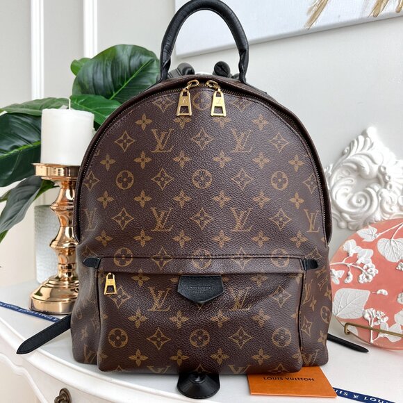 100% Authentic Louis Vuitton Backpack Palm Springs MM Monogram FL2158 - Picture 2 of 16